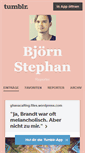 Mobile Screenshot of bjoernstephan.de